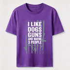 Loving dogs and guns Classic T-Shirt