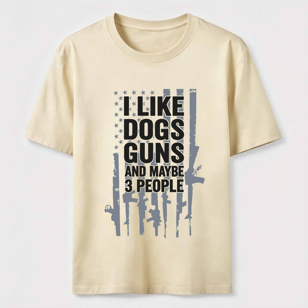Loving dogs and guns Classic T-Shirt