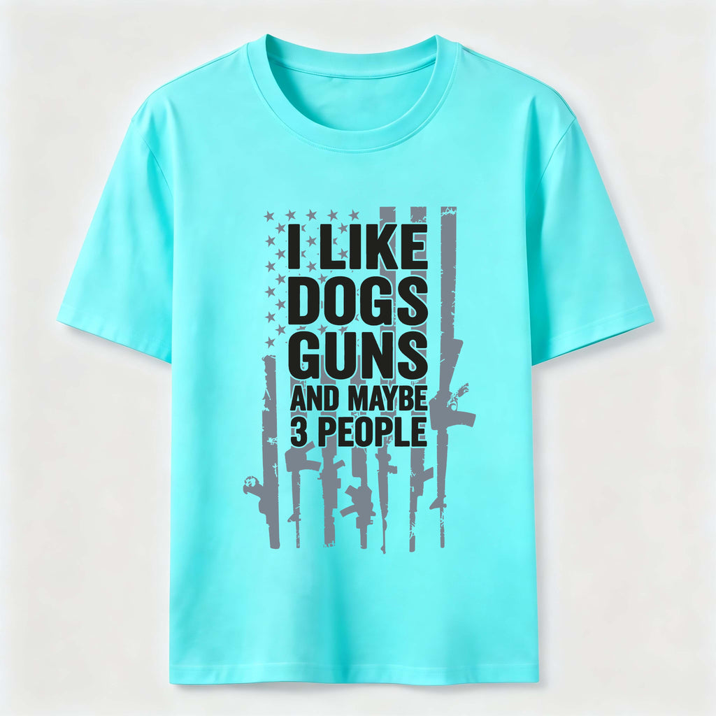 Loving dogs and guns Classic T-Shirt