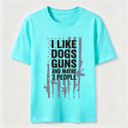 Loving dogs and guns Classic T-Shirt