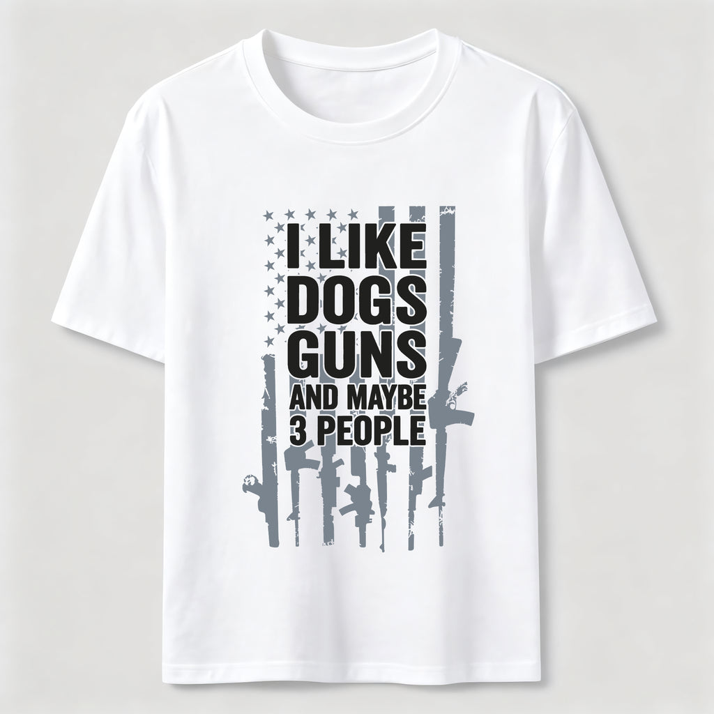 Loving dogs and guns Classic T-Shirt