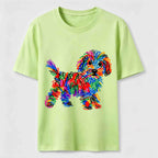 Color Scribble Dog Classic T-Shirt