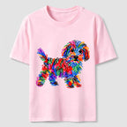Color Scribble Dog Classic T-Shirt