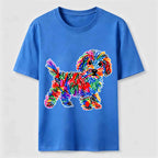 Color Scribble Dog Classic T-Shirt