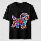 Color Scribble Dog Classic T-Shirt