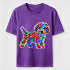 Color Scribble Dog Classic T-Shirt