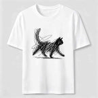 Abstract line-art cat Classic T-Shirt
