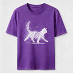 Abstract line-art cat Classic T-Shirt