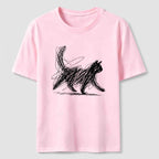 Abstract line-art cat Classic T-Shirt