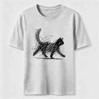 Abstract line-art cat Classic T-Shirt