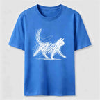 Abstract line-art cat Classic T-Shirt