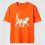 Abstract line-art cat Classic T-Shirt