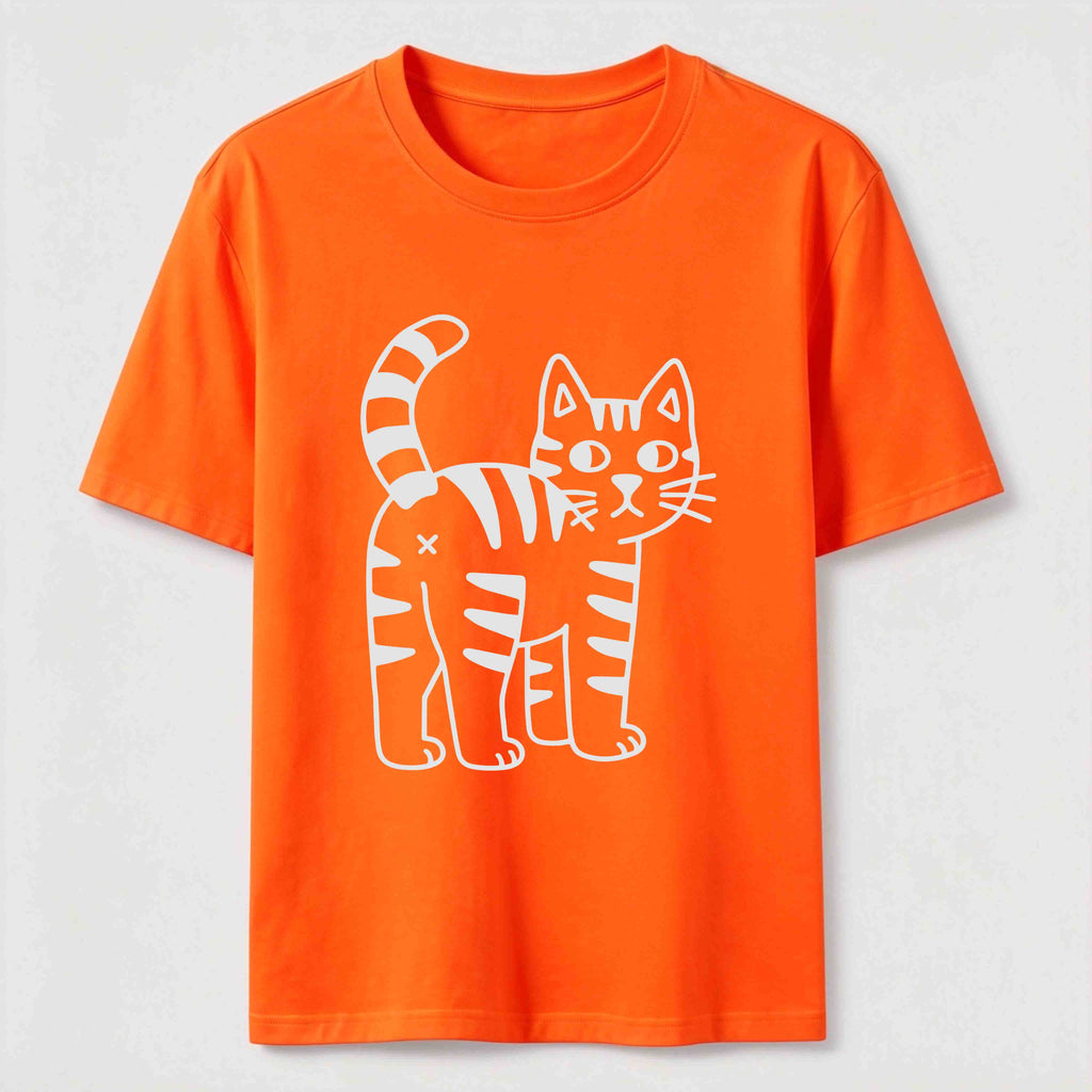 Simple striped cat Classic T-Shirt
