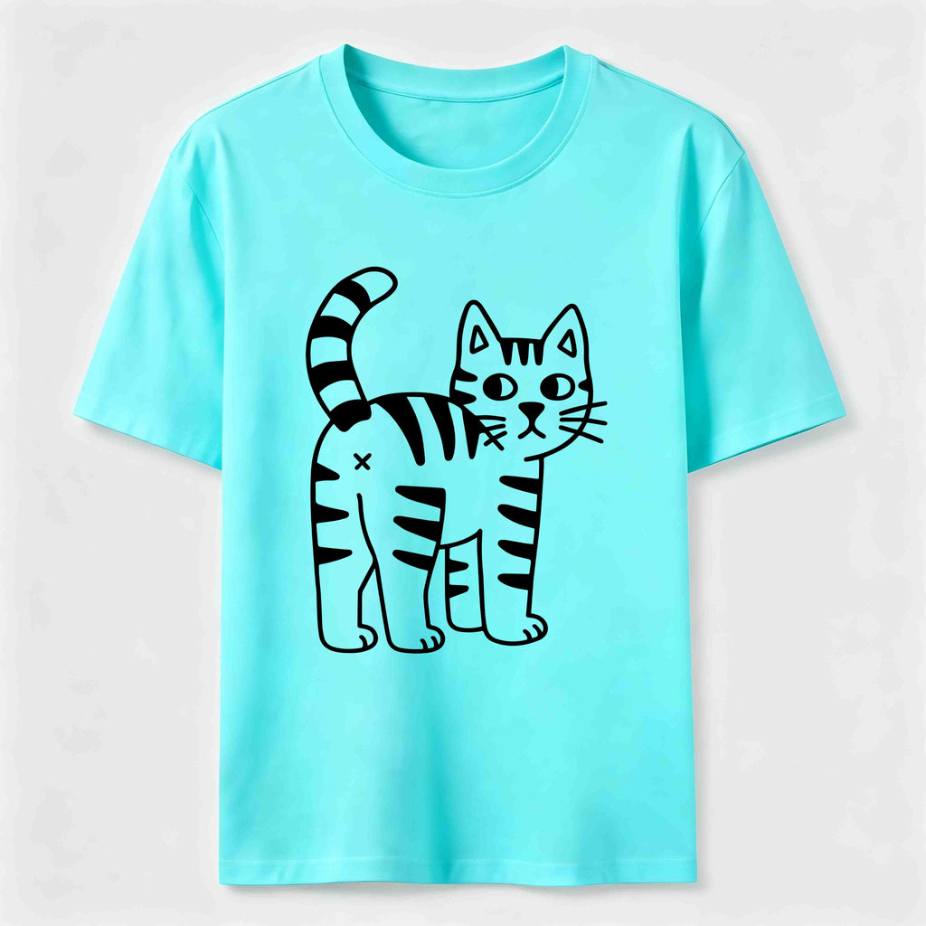 Simple striped cat Classic T-Shirt