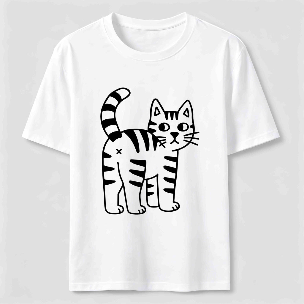 Simple striped cat Classic T-Shirt