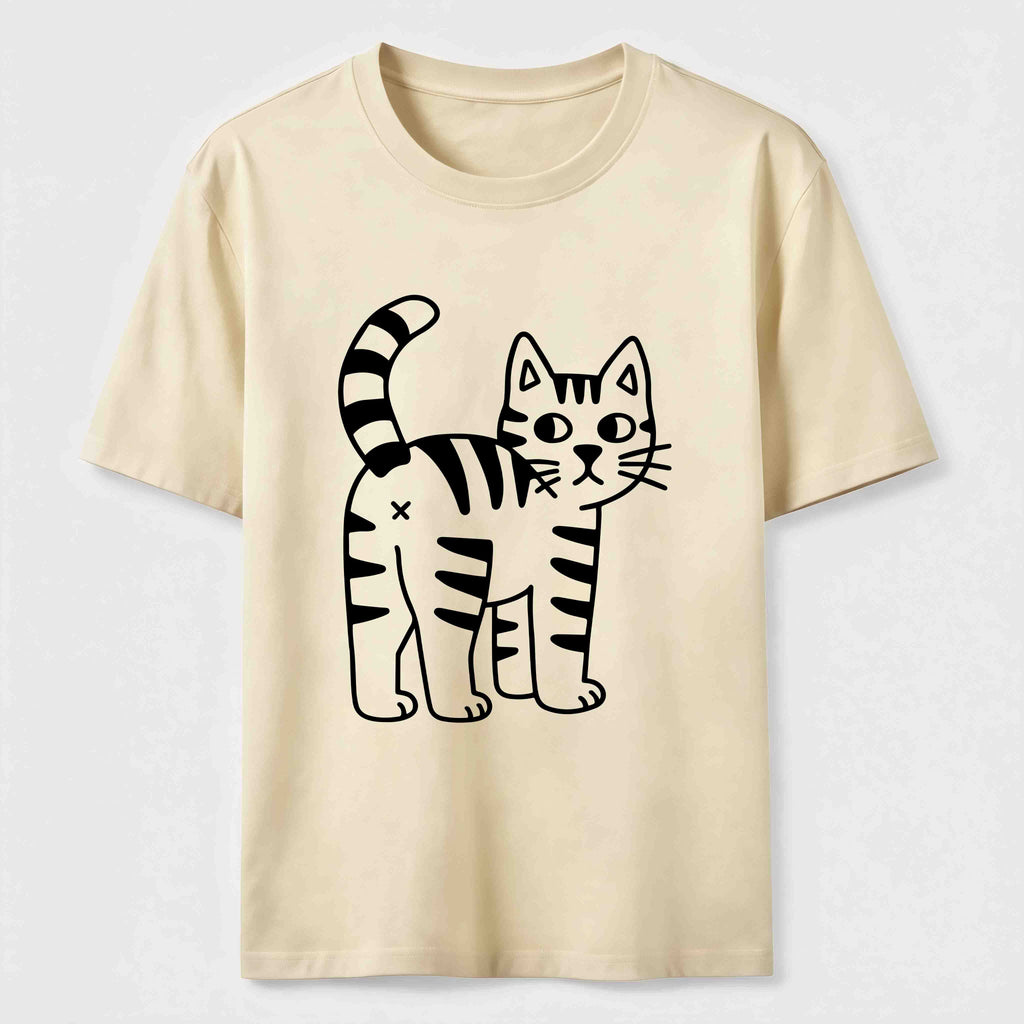 Simple striped cat Classic T-Shirt