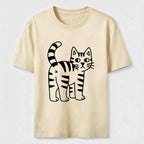 Simple striped cat Classic T-Shirt