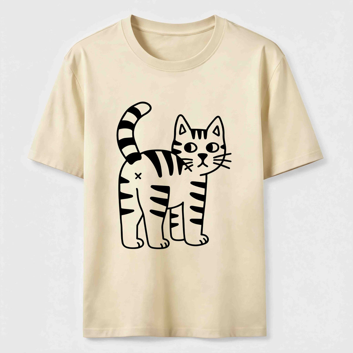 Simple striped cat Classic T-Shirt