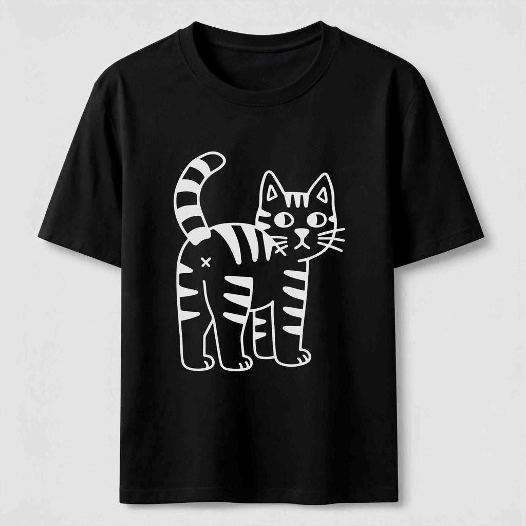 Simple striped cat Classic T-Shirt