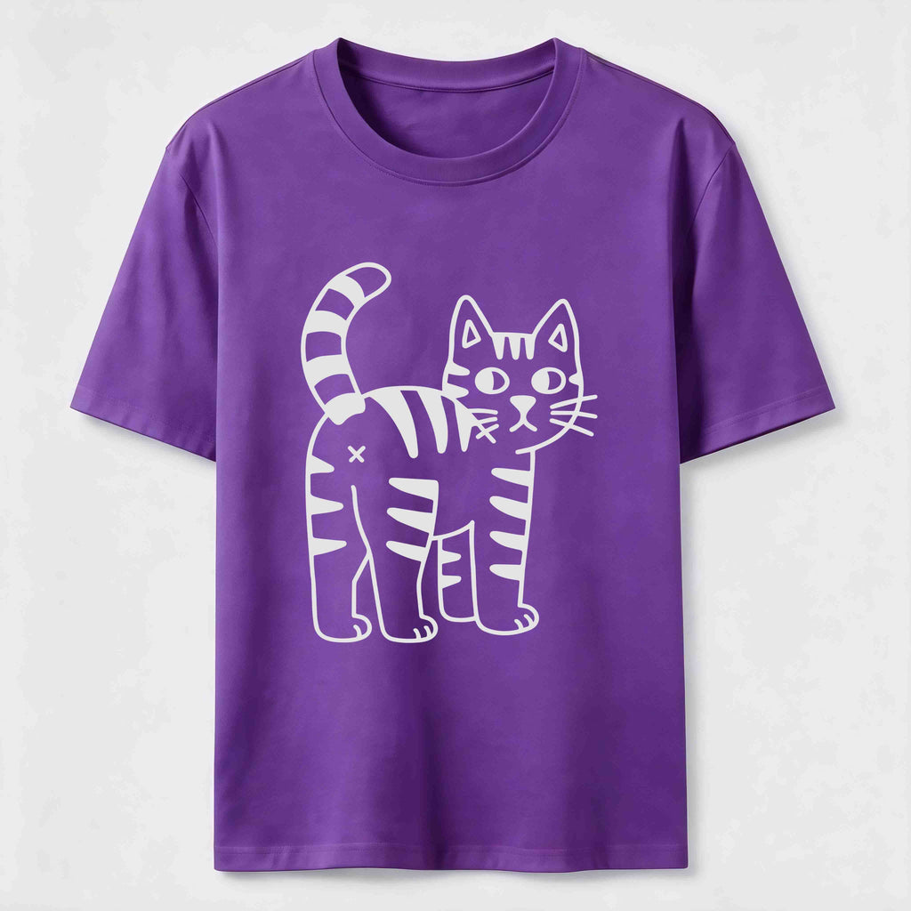 Simple striped cat Classic T-Shirt