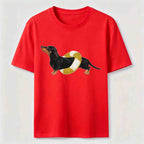 A dachshund wearing a swim ring Classic T-Shirt