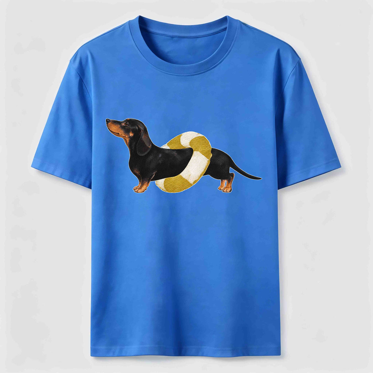 A dachshund wearing a swim ring Classic T-Shirt