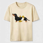 A dachshund wearing a swim ring Classic T-Shirt