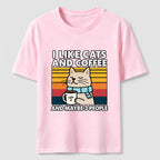 Cats Coffee and Maybe 3 People Classic T-Shirt