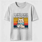 Cats Coffee and Maybe 3 People Classic T-Shirt
