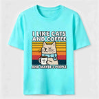 Cats Coffee and Maybe 3 People Classic T-Shirt