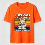 Cats Coffee and Maybe 3 People Classic T-Shirt