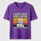 Cats Coffee and Maybe 3 People Classic T-Shirt