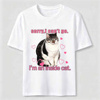 A cat that doesn't like going out Classic T-Shirt