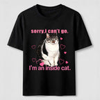 A cat that doesn't like going out Classic T-Shirt