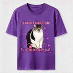 A cat that doesn't like going out Classic T-Shirt