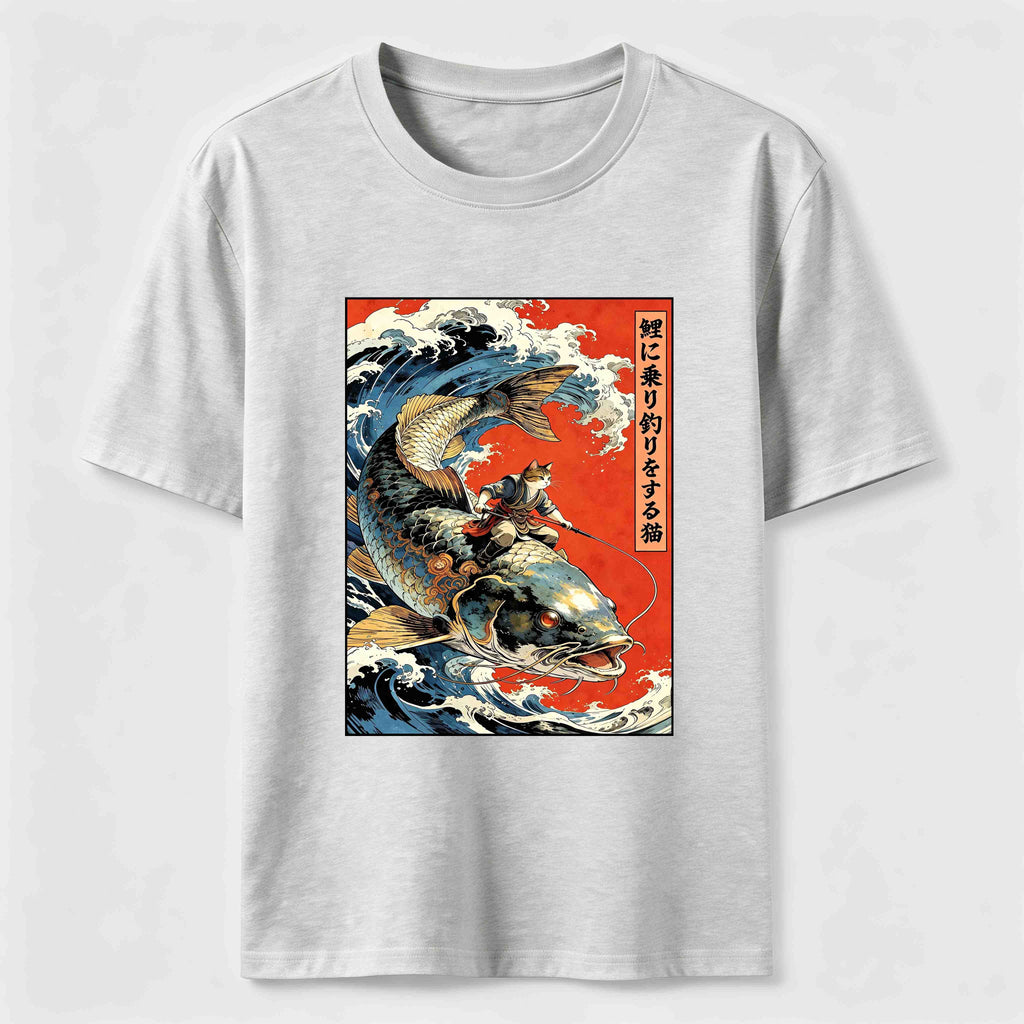 Samurai Cat Koi Classic T-Shirt