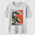 Samurai Cat Koi Classic T-Shirt