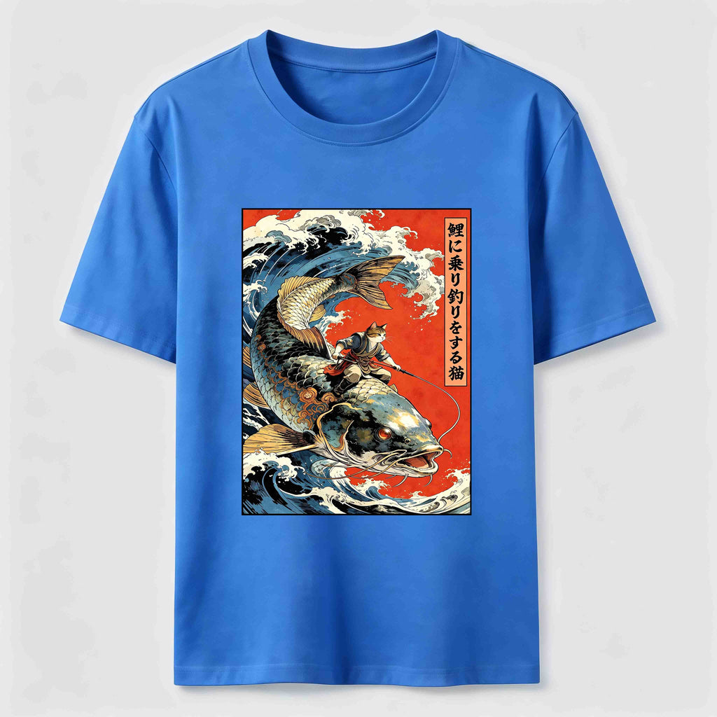 Samurai Cat Koi Classic T-Shirt