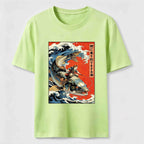 Samurai Cat Koi Classic T-Shirt