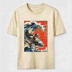 Samurai Cat Koi Classic T-Shirt
