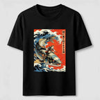 Samurai Cat Koi Classic T-Shirt