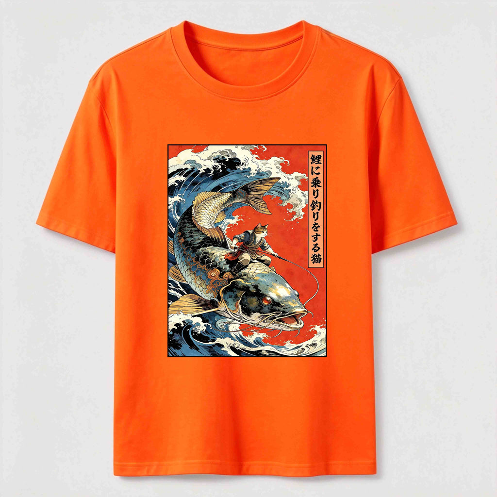 Samurai Cat Koi Classic T-Shirt