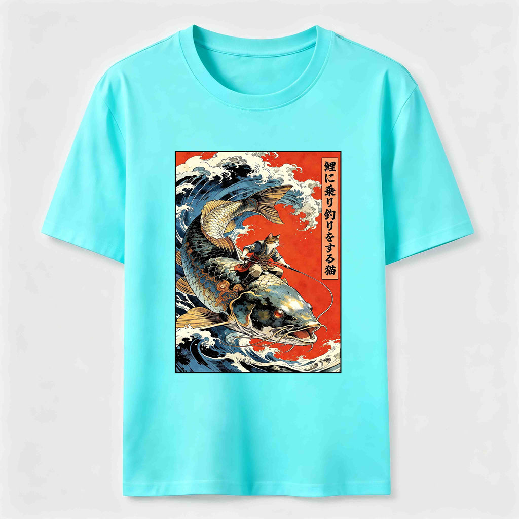 Samurai Cat Koi Classic T-Shirt