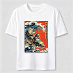 Samurai Cat Koi Classic T-Shirt