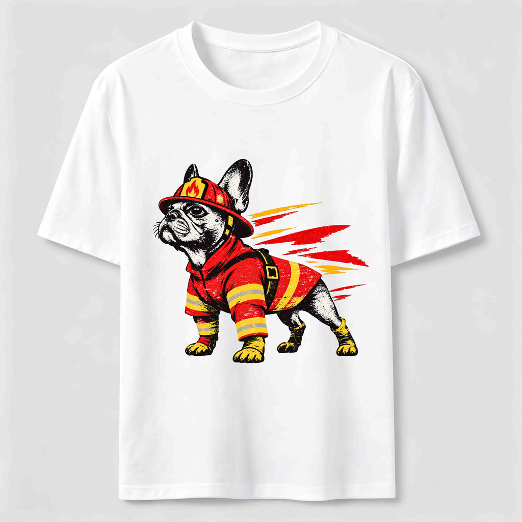 Firefighter French Bulldog Classic T-Shirt