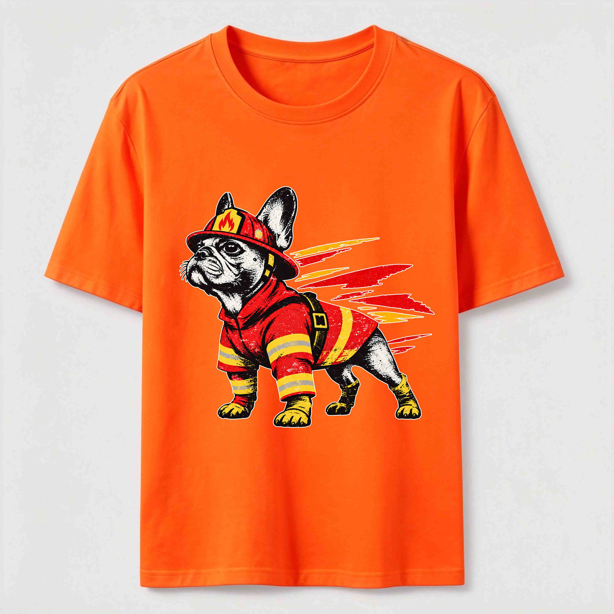 Firefighter French Bulldog Classic T-Shirt
