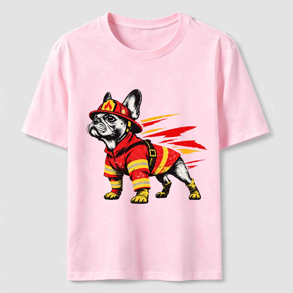 Firefighter French Bulldog Classic T-Shirt