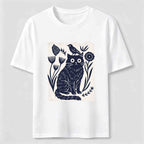 Garden Black Cat Classic T-Shirt