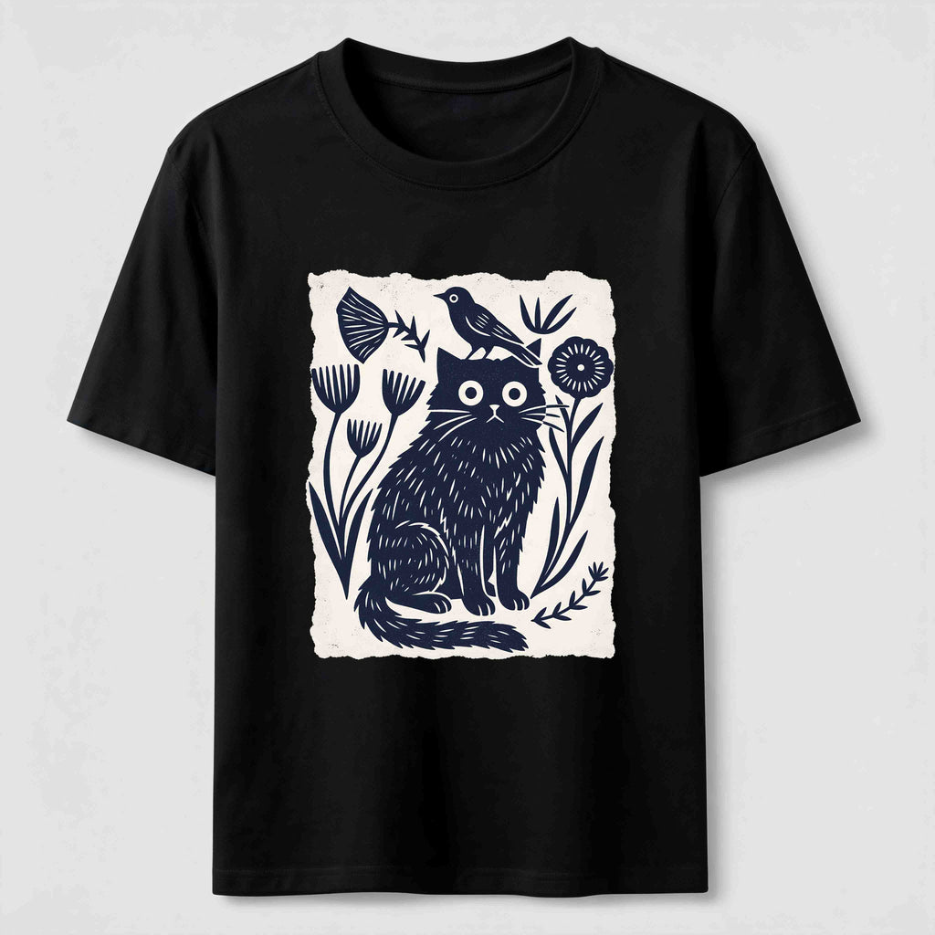 Garden Black Cat Classic T-Shirt