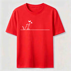 Butterfly Chase Cat Classic T-Shirt